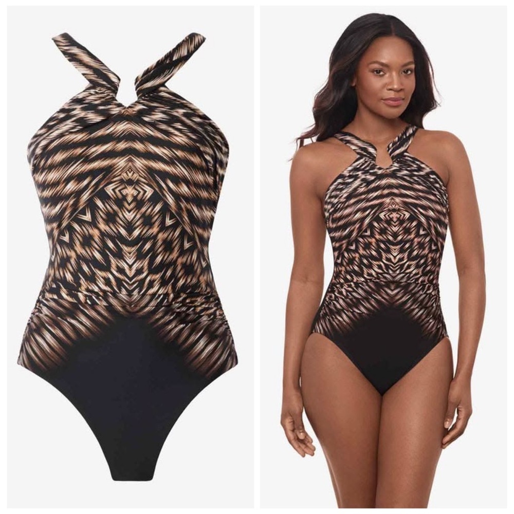 Miraclesuit Aphrodite One Piece Swimsuit Bathing Suit in Topkapi Size 6